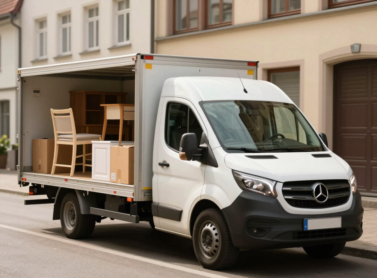 Transporter von Edens Dienstleistungen in Ulm